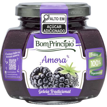 Geleia bom principio 250g amora
