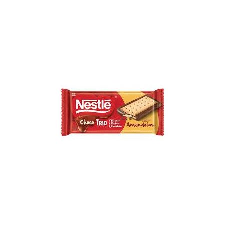 Chocolate Nestle Trio Pasta Amendoim Pacote 90g 