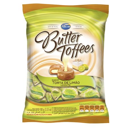 BALA BUTTER TOFFES TORTA DE LIMÃO