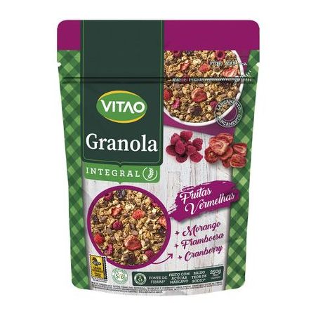 Granola Vitão Integral Frutas Vermelhas 250G