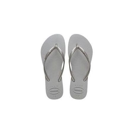 CHINELO HAVAIANAS SLIM GLOSS 35/36 CINZA/CZ GELO