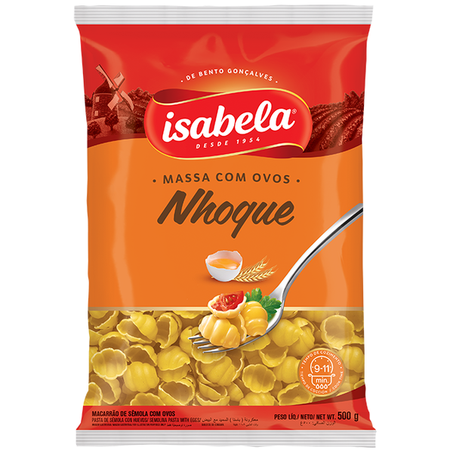 MASSA COM OVOS ISABELA NHOQUE 500G