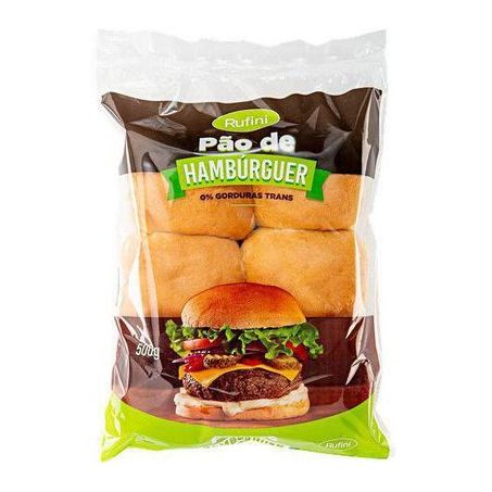 Pao Rufini 500g Hamburguer