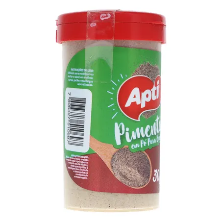 Pimenta Apti em Pó Pura Branca Embalagem 30G 360-31