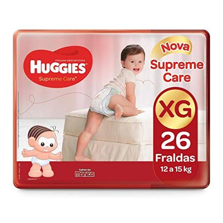 FRALDA HUGGIES SUPREME MEGA XG 26UN
