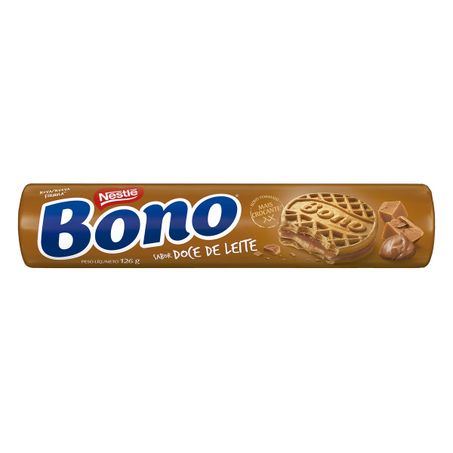 BISCOITO RECHEIO DOCE DE LEITE NESTLÉ BONO