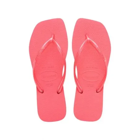 SANDALIA HAVAIANAS 35/36 SLIM SQUARE CORAL TROPIC 