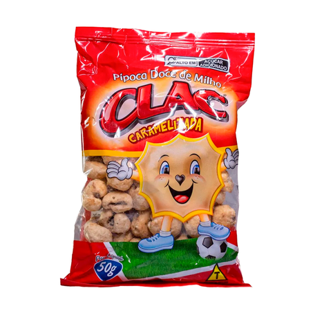 PIPOCA CARAMELIZADA 50G CLAC