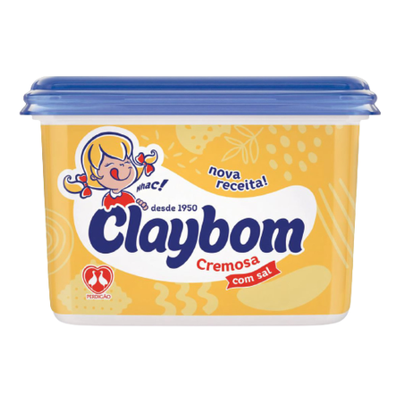 MARGARINA CREMOSA COM SAL CLAYBOM