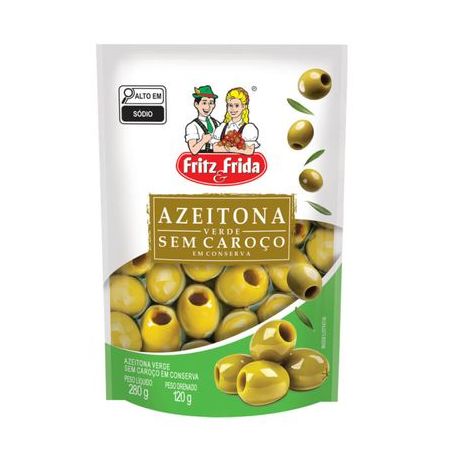 AZEITONAS FRITZ FRIDA SACHE 120G SEM CAROCO