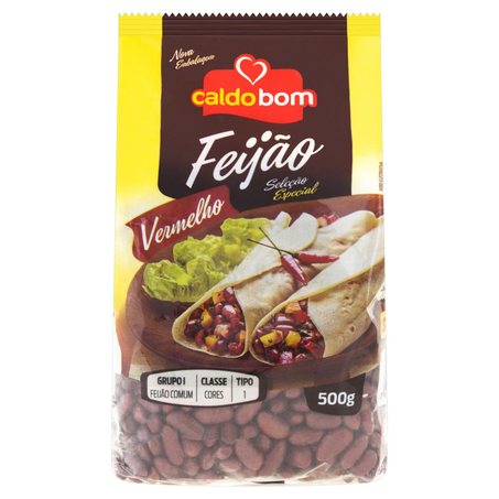 Feijão Caldo Bom 500g - Vermelho
