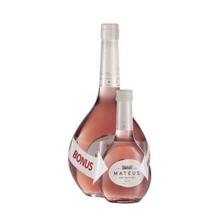 VINHO KIT MATEUS 750ML ROSE + VH MATEUS 187ML GRATIS 