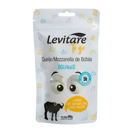 Queijo Mozzarella Levitare Búfala Bolinhas 100g