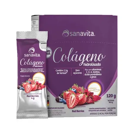 Colágeno Verisol Red Berries 30 saches