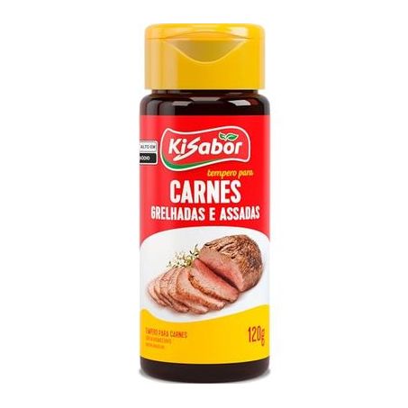 Tempero Carnes Grelhadas e Assadas Kisabor 120g