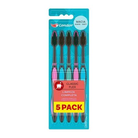 Escova dental condor 8575-0 classic c/5