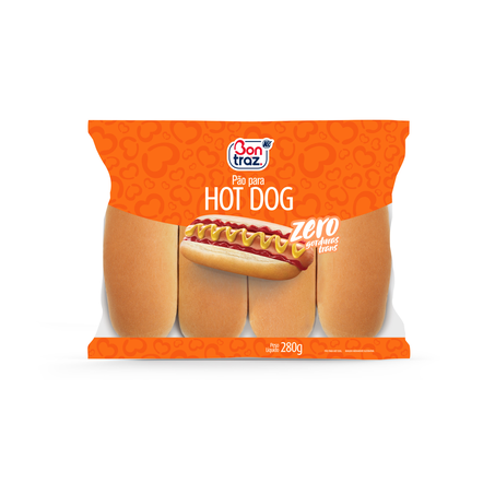 Pão Para Hot Dog Bontraz 280g