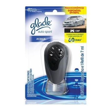 Aparelho glade auto sport acqua 7ml