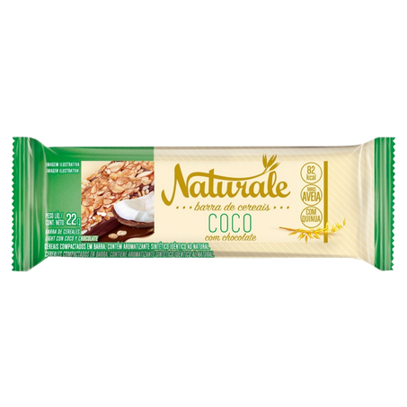 BARRA DE CEREAL NATURALE LIGHT COCO/CHOCOLATE 22G