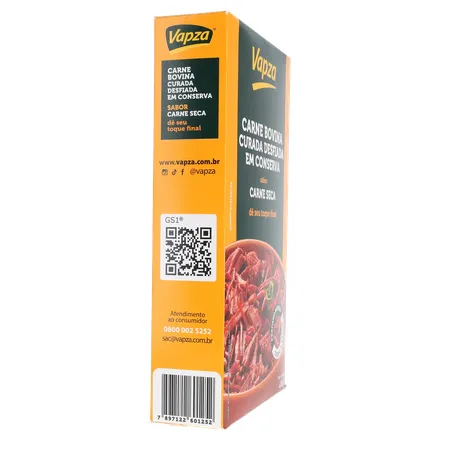 Carne Seca Vapza Desfiada E Cozida 400G 360-29