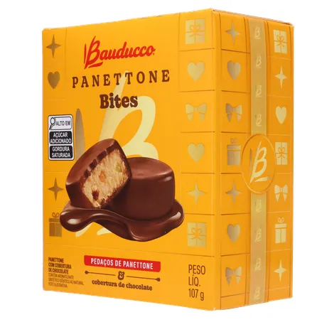 PANETTONE MINI BAUDUCCO PEDAC PANETTONE BITES 107G 360-4