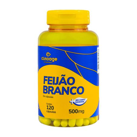 FEIJÃO BRANCO 500MG 120CAPSULAS CLINOAGE