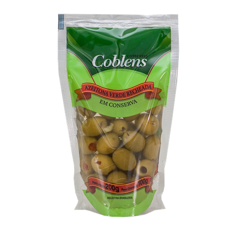 AZEITONAS COBLENS SACHE 100G RECHEADA