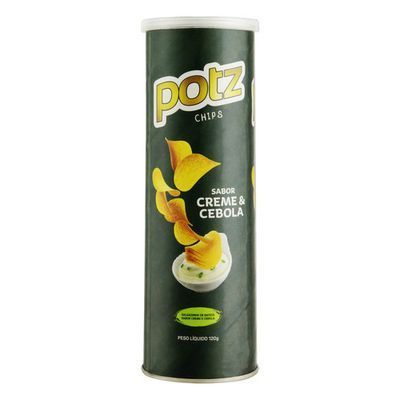 Salgadinho batata creme/cebola potz 120g