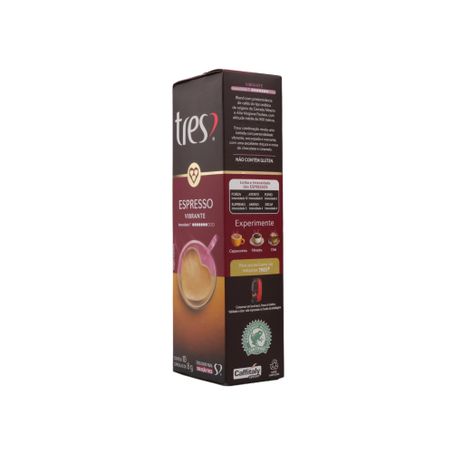 Cápsula 3 Corações Espresso Vibrant C/10 80g 360-9