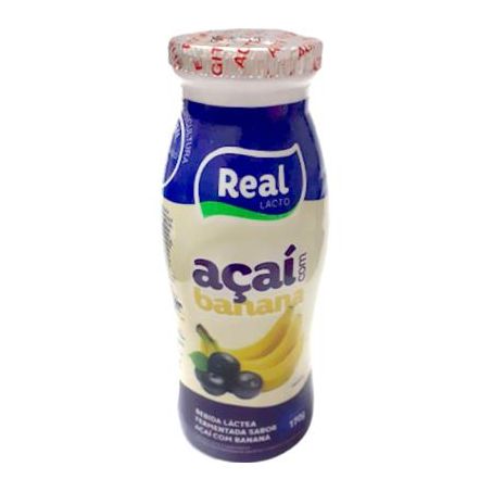 Bebida láctea real lacto banana e açai 150g