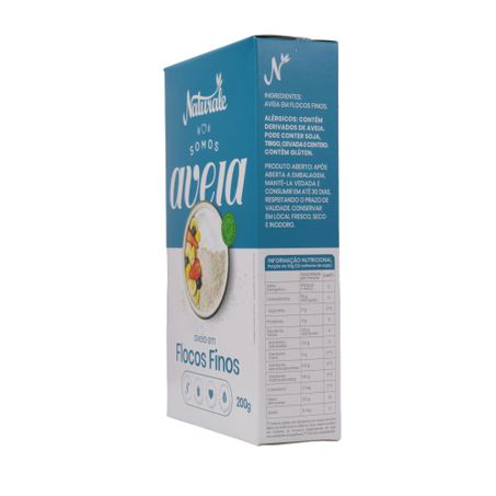 Aveia naturale flocos finos 170g 360-11