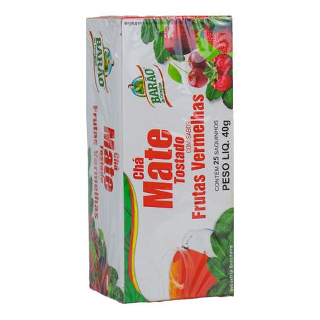 CHA MATE TOSTADO COM FRUTAS VERMELHAS 40G BARÃO 360-3