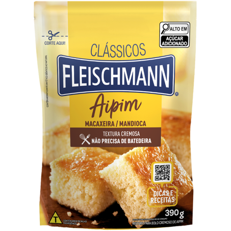 MISTURA BOLO FLEISCHMANN AIPIM 390G