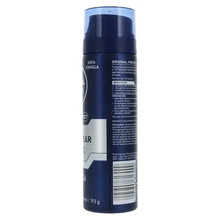 Espuma de Barbear Nivea Men Original Protect Frasco Spray 200ml 360-10