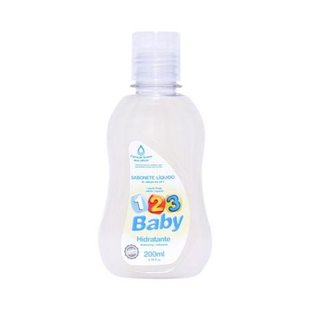Sabonete Liquido Infantil 123 Baby Hidratante 200ml