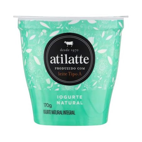 Iogurte Integral Natural Atilatte Copo 170G