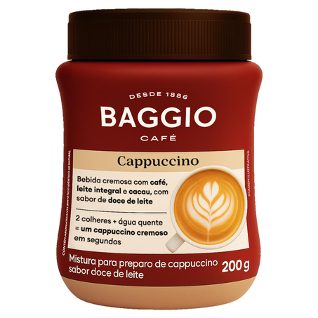 Cappuccino Baggio 200g -  Doce de Leite