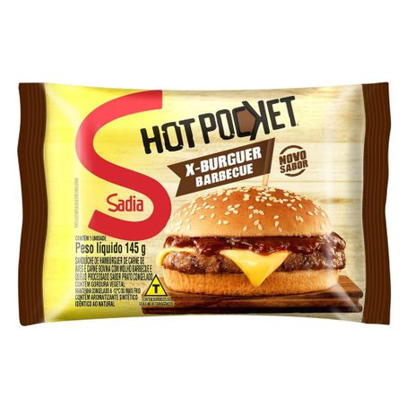 HOT POCKET SADIA BARBECUE 145G