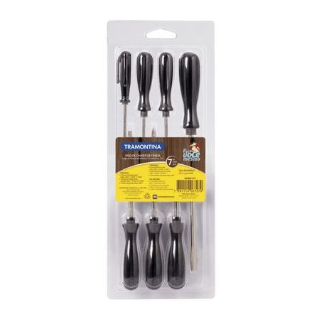 JG.TRAMONTINA CHAVE DE FENDA 7 PCS