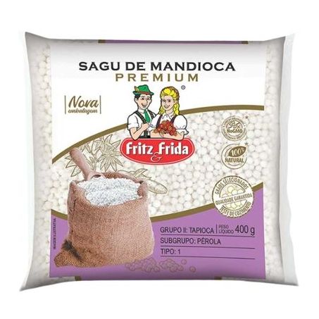 Sagu Mandioca Fritz e Frida 400g