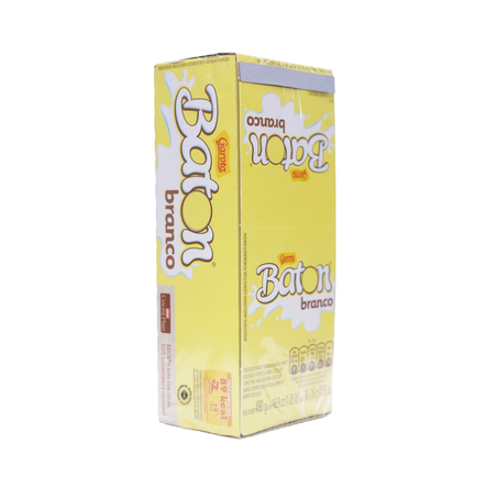 Chocolate Baton Garoto Branco Caixa com 30un - 480gr 360-52