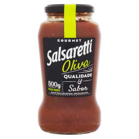 Molho de tomate oliva salsaretti gourmet