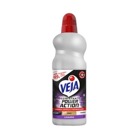 DESINFETANTE VEJA POWER ACTION LAVANDA 1L