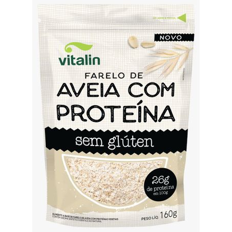 FARELO DE AVEIA COM PROTEÍNA SEM GLÚTEN VITALIN SACHÊ 160G