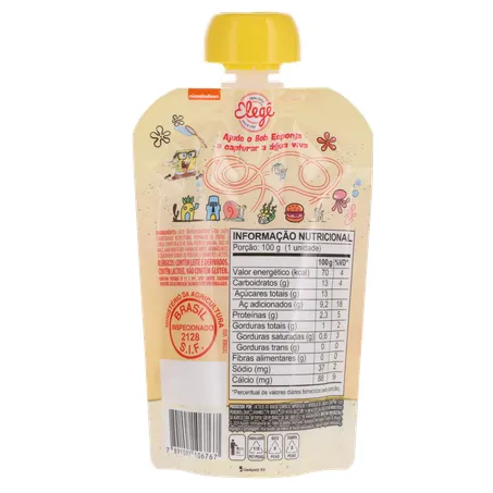 Iogurte Bob Esponja Elegê 100g - Frutas com Cereais 360-2