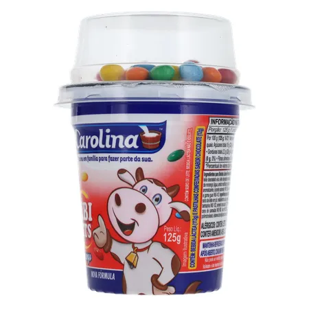 Bebida Lactea Carolina Bibi Bit's Vermelho 125g 360-4