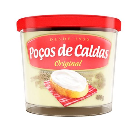Requeijão poços de caldas light 400g