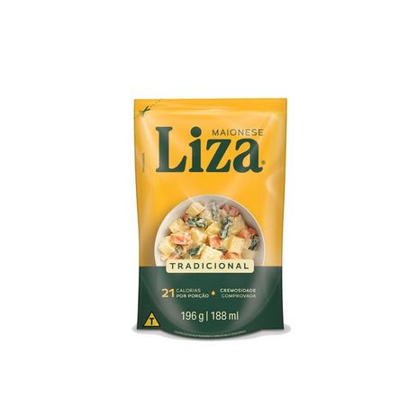 MAIONESE LIZA TRADICIONAL 196G (054074)