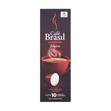 Café em Cápsula Café Brasil Intenso Embalagem 10UN