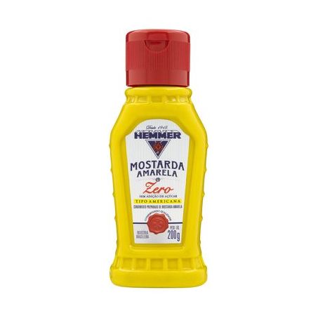 MOSTARDA HEMMER AMARELA ZERO 200G